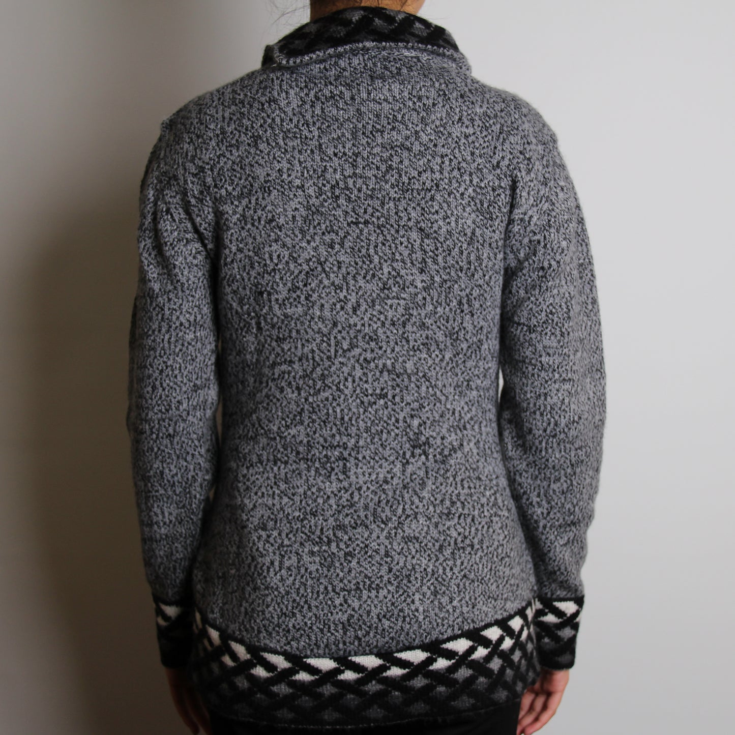 EXKLUSIV Rollkragen Pullover Grau