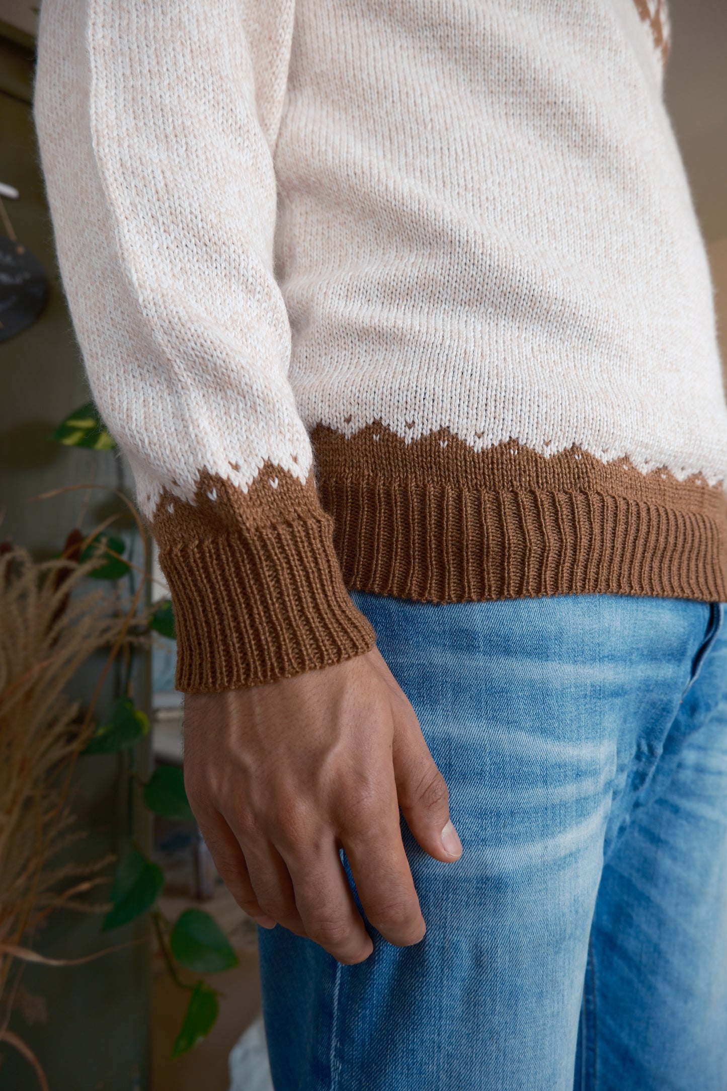 SELVA Pullover Beige