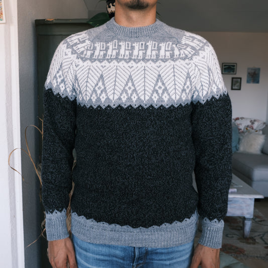 SELVA Pullover Dunkelgrau