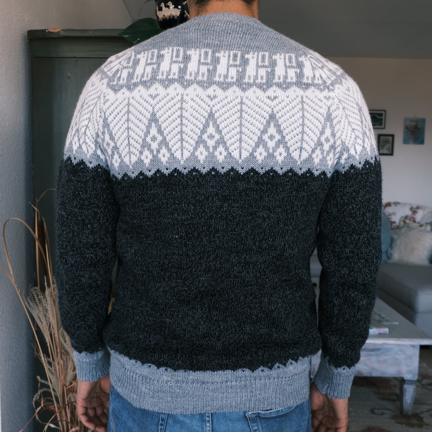 SELVA Pullover Dunkelgrau