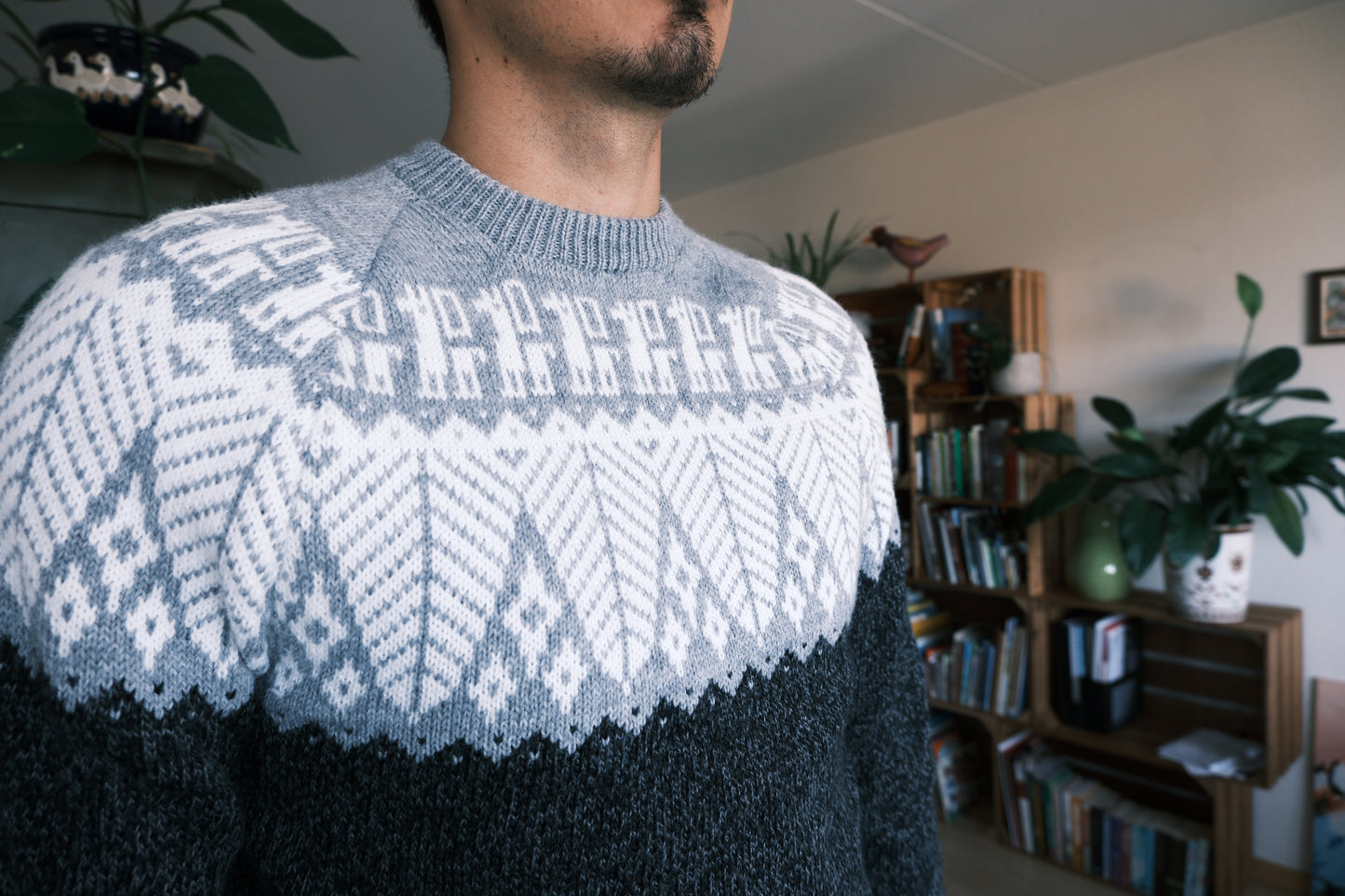 SELVA Pullover Dunkelgrau