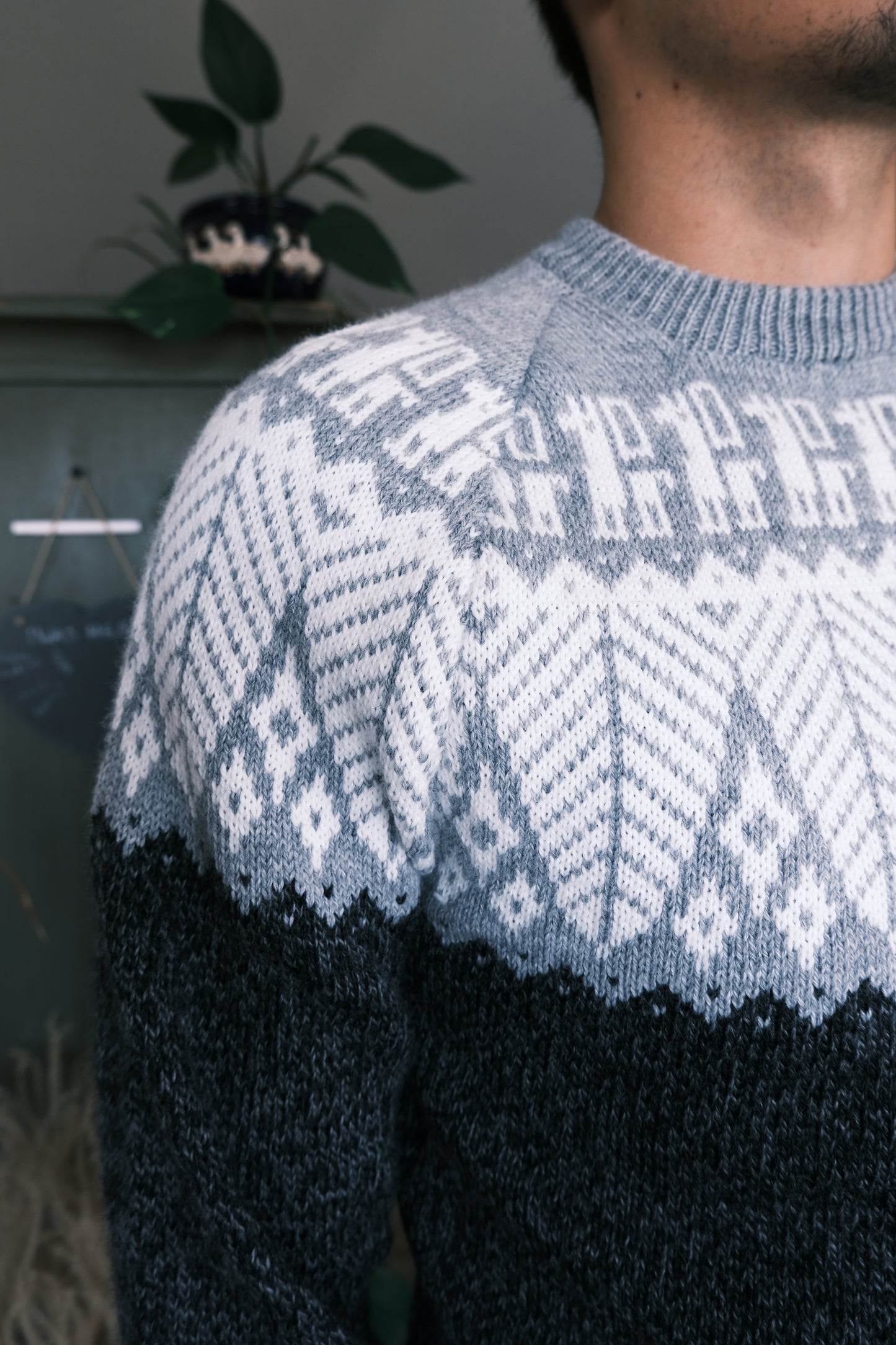 SELVA Pullover Dunkelgrau