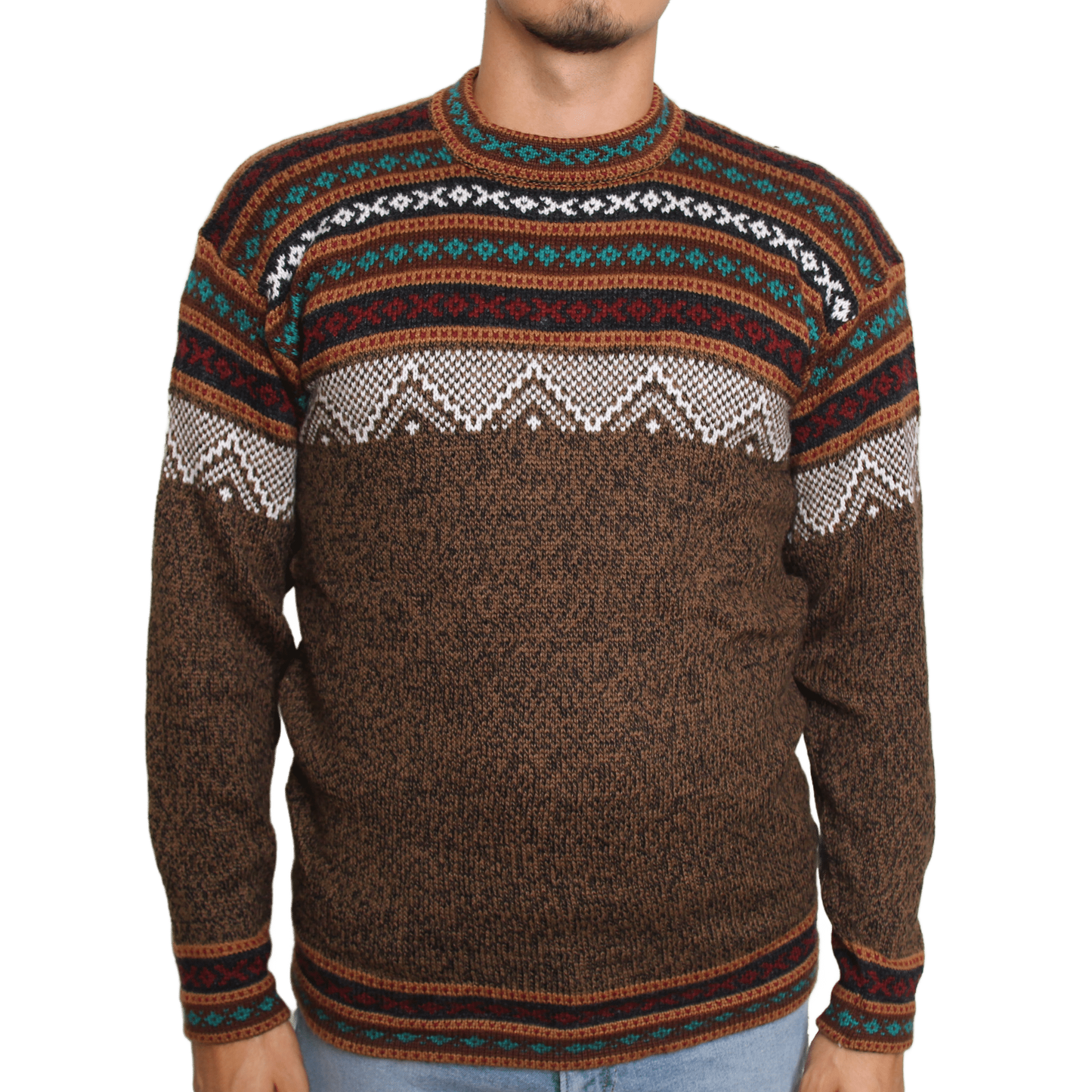 TUNICA Pullover Braun