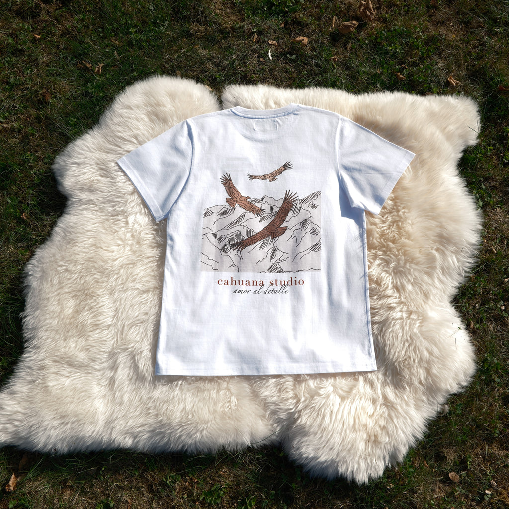 T-shirt Design "las cordilleras" Weiss