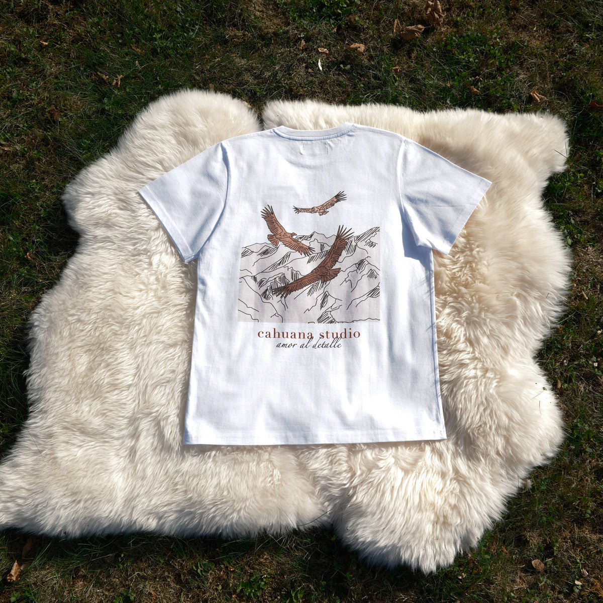 T-shirt Design "las cordilleras" Weiss