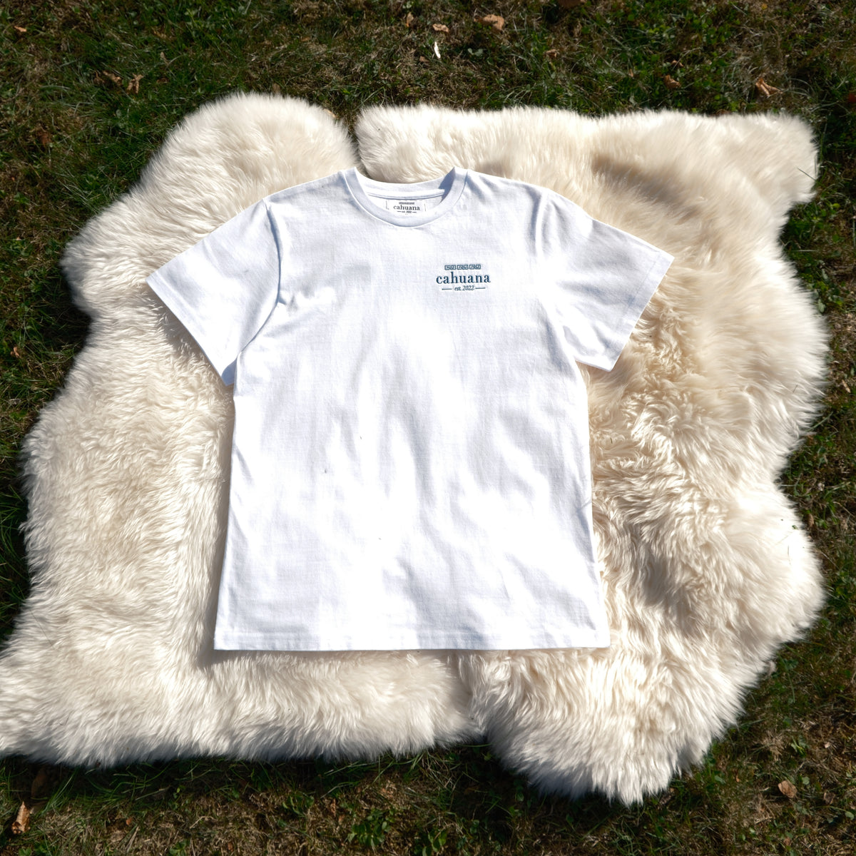 T-Shirt Design "Alpacitas" Weiss