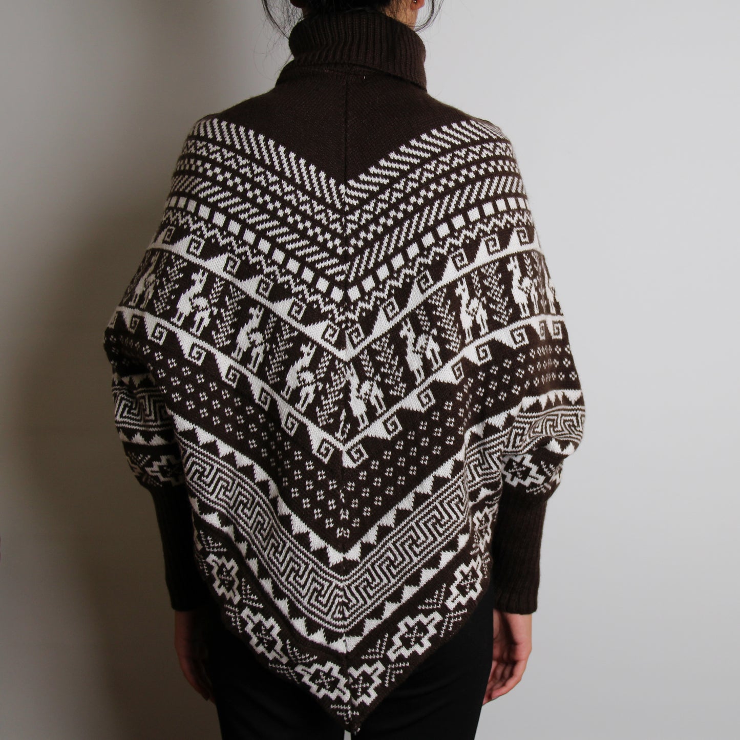 PONCHO Cape Braun (exklusiv)