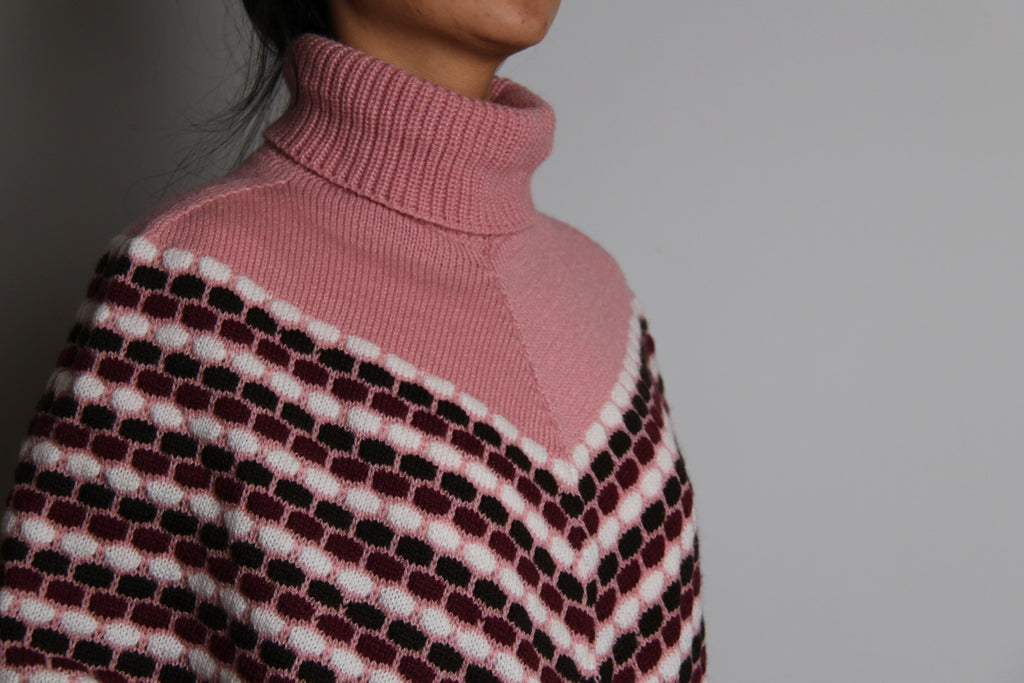 PONCHO Cape Rosa (exklusiv)