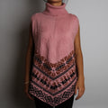 PONCHO Cape ärmellos Rosa (exklusiv)