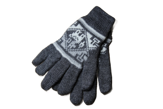 GUANTES Handschuhe Grau