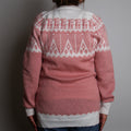 SELVA Pullover Rosa-Weiss