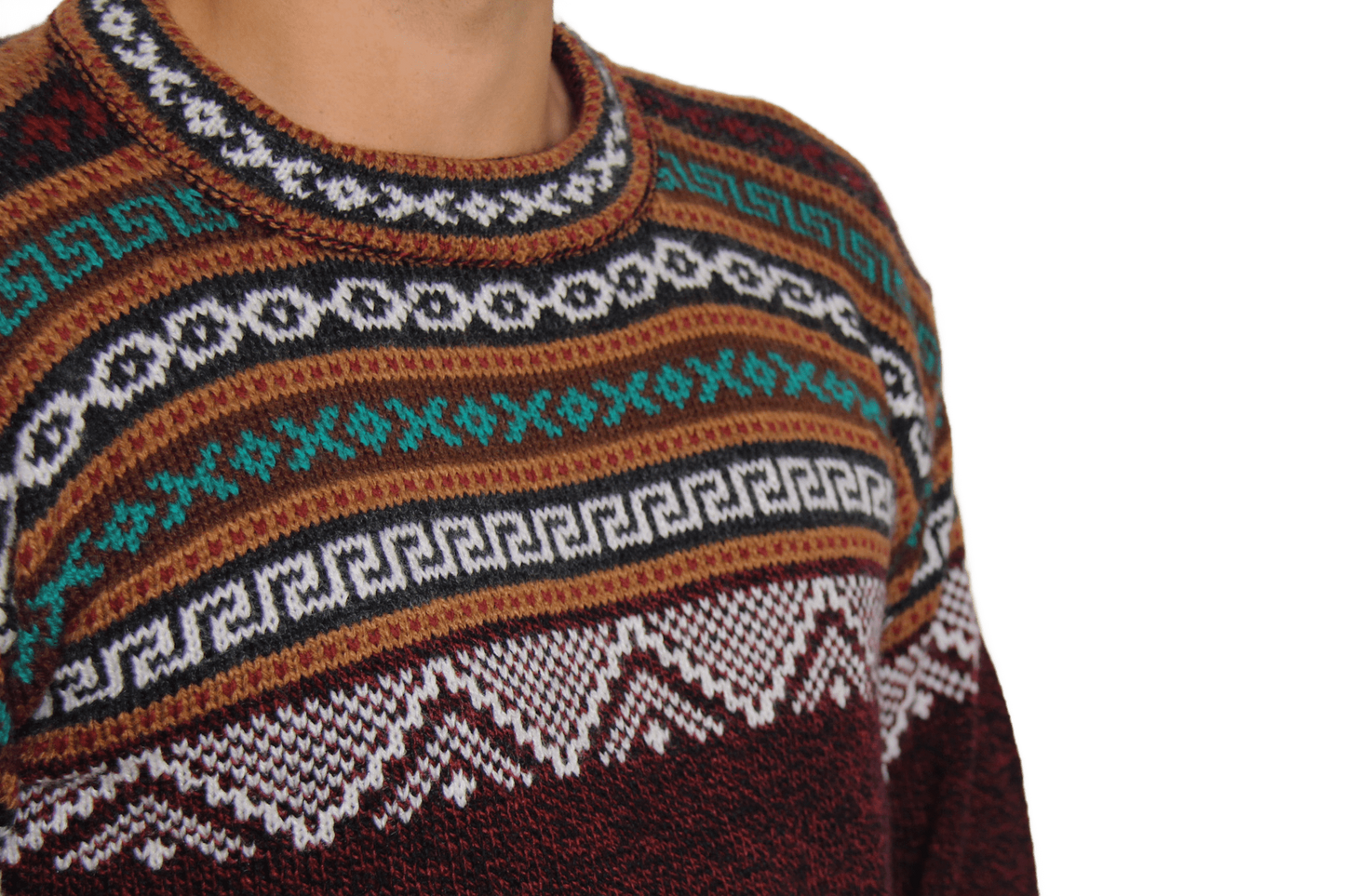 TUNICA Pullover Weinrot